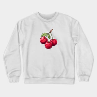 Cherry Illustration Crewneck Sweatshirt